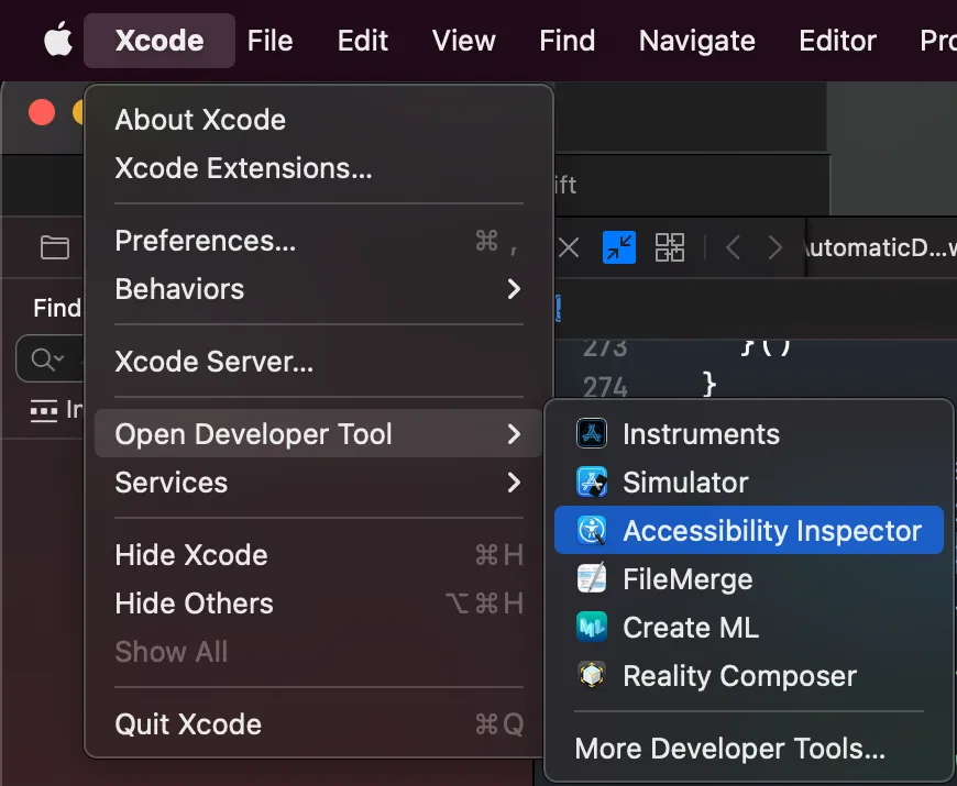 Accessibility Inspector!